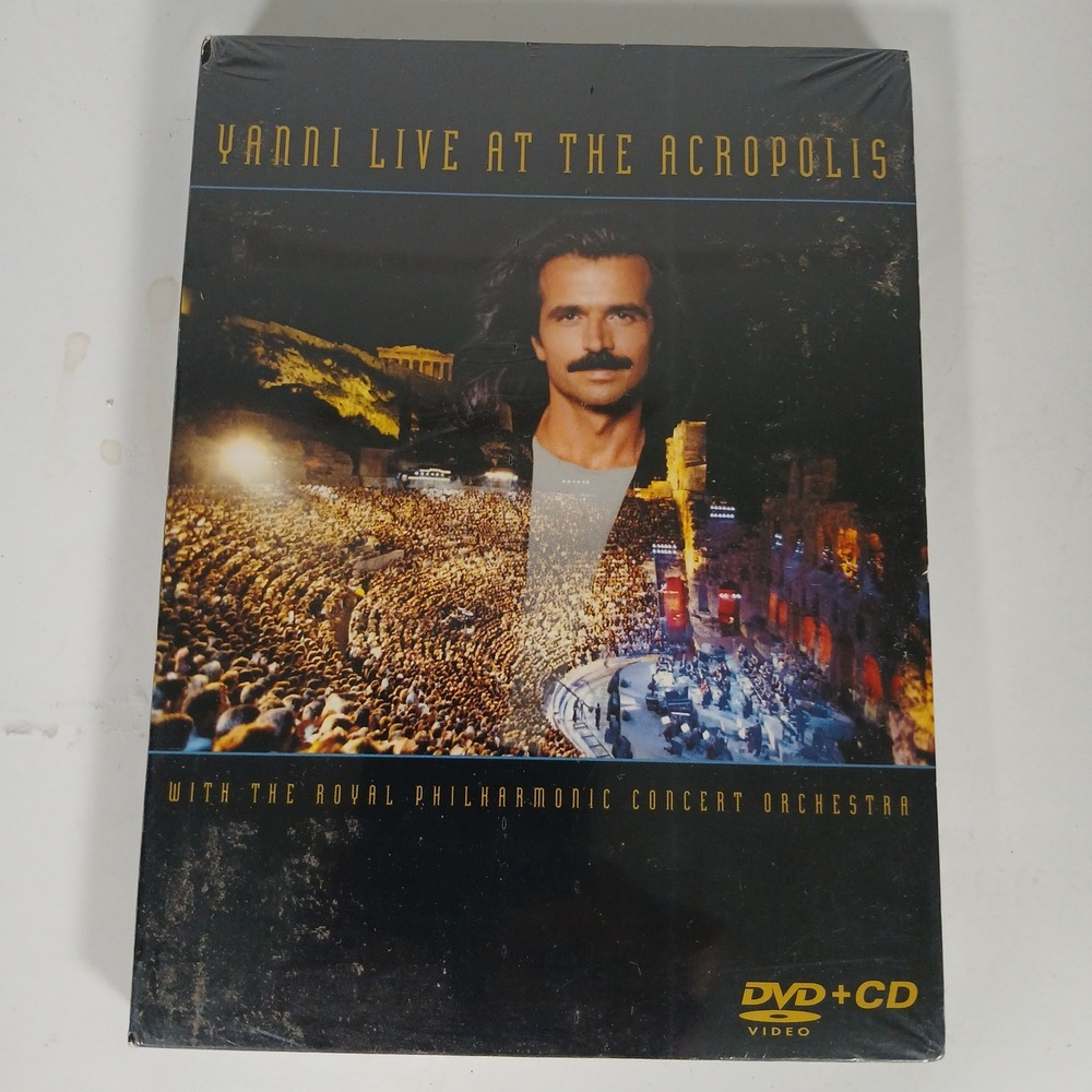 New - Yanni Live at the Acropolis DVD CD Set Sealed 828767303291